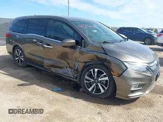 2018 Honda Odyssey Elite with VIN 5FNRL6H96JB069458, listed as a IAAI auction lot 41687526 with 41,004 mi miles and . Bid and sale history available at DreamBid. Image 1.