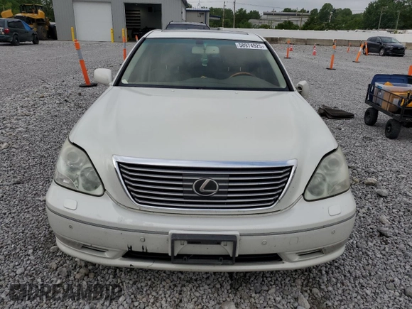 2005 Lexus LS 430 z VIN JTHBN36F955009277, wystawiony jako Copart lot #58974925 z przebiegiem 213 982 mil mil oraz Czysty tytuł • Clean title. Historia ofert i sprzedaży dostępna na DreamBid. Obrazek 5.