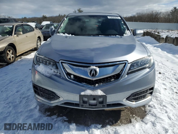 2016 Acura RDX Tech Pkg with VIN 5J8TB4H55GL017434, listed as a Copart auction lot 43699895 with 89,954 mi miles and Salvage Title. Bid and sale history available at carsss.com. Image 5.