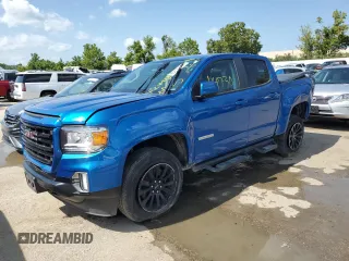 2021 GMC Canyon 4WD Elevation with VIN 1GTG6CENXM1276303, listed as a Copart auction lot 65016744 with 44,730 mi miles and Salvage Title. Bid and sale history available at carsss.com. Image 1.