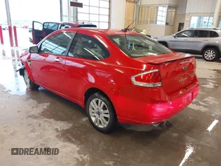 2008 Ford Focus SE with VIN 1FAHP33N08W131841, listed as a IAAI auction lot 41455262 with 100,314 mi miles. Bid and sale history available at carsss.com. Image 3.