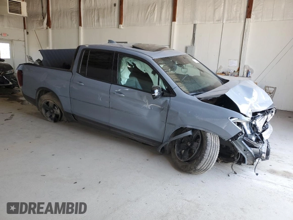 2024 Honda Ridgeline Black Edition with VIN 5FPYK3F86RB031576, listed as a Copart auction lot 50808985 with Not provided miles and Non repairable. Bid and sale history available at DreamBid. Image 4.