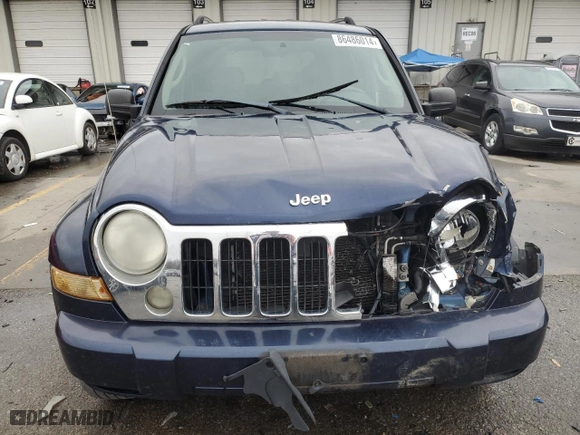 2007 Jeep Liberty Limited with VIN 1J4GL58K67W671747, listed as a Copart auction lot 86486014 with 258,758 mi miles and Salvage Title. Bid and sale history available at carsss.com. Image 5.