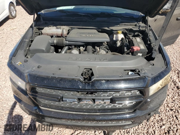 2022 Ram 1500 Lone Star with VIN 1C6RREFMXNN446341, listed as a Copart auction lot 74249304 with 5,587 mi miles and Salvage title. Bid and sale history available at DreamBid. Image 11.