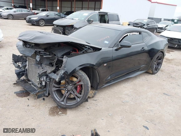 2021 Chevrolet Camaro 2SS with VIN 1G1FH1R7XM0103188, listed as a IAAI auction lot 41571144 with 81,308 mi miles. Bid and sale history available at carsss.com. Image 2.