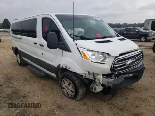 2019 Ford Transit Passenger XL with VIN 1FBZX2YM5KKA47333, listed as a Copart auction lot 44350205 with 84,588 mi miles and Salvage Title. Bid and sale history available at DreamBid. Image 4.