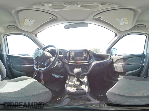 2017 Ram ProMaster City Cargo Tradesman with VIN ZFBERFAB8H6E30579, listed as a Copart auction lot 58069185 with 78,878 mi miles and Salvage title. Bid and sale history available at DreamBid. Image 15.