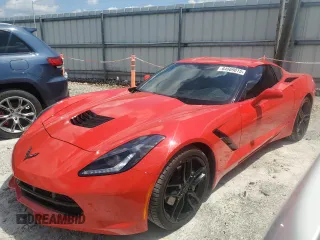 2019 Chevrolet Corvette 1LT with VIN 1G1YB2D78K5111703, listed as a Copart auction lot 64669015 with 16,140 mi miles and Clean title. Bid and sale history available at DreamBid. Image 1.