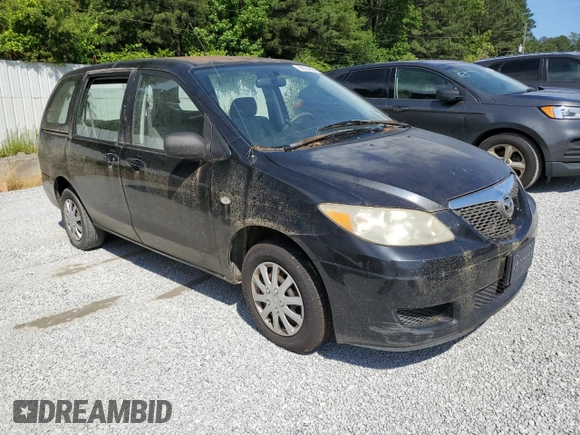 2005 Mazda MPV LX with VIN JM3LW28A750550217, listed as a Copart auction lot 56734624 with 309,062 mi miles and Non Repairable. Bid and sale history available at carsss.com. Image 4.