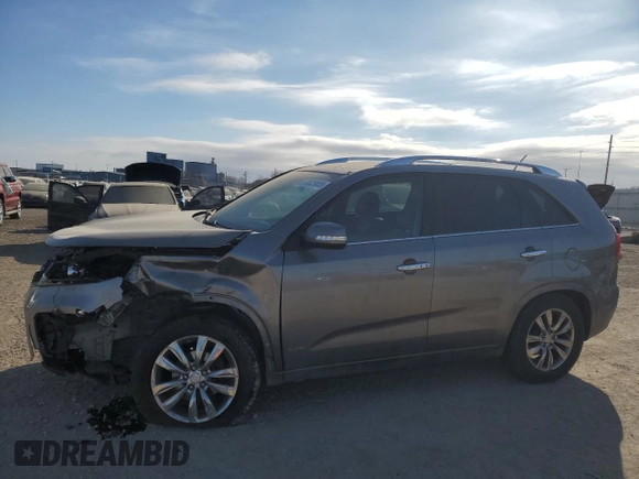2012 Kia Sorento SX with VIN 5XYKWDA23CG248644, listed as a Copart auction lot 88329835 with 157,151 mi miles and Salvage Title. Bid and sale history available at carsss.com. Image 1.