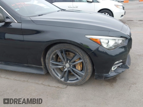 2017 Infiniti Q50 Premium z VIN JN1EV7AP3HM737356, wystawiony jako IAAI lot #42455005 z przebiegiem 92 524 mil mil oraz . Historia ofert i sprzedaży dostępna na DreamBid. Obrazek 17.