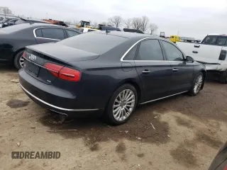 2015 Audi A8 4.0T with VIN WAUJ2AFD3FN024977, listed as a Copart auction lot 39952623 with 102,365 mi miles and . Bid and sale history available at DreamBid. Image 3.