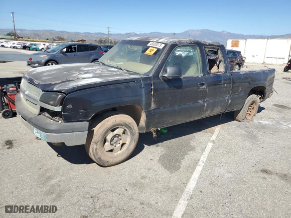 2003 Chevrolet Silverado 1500 LS with VIN 1GCEK19VX3E306523, listed as a Copart auction lot 46088075 with 0 mi miles and Clean Title. Bid and sale history available at carsss.com. Image 1.