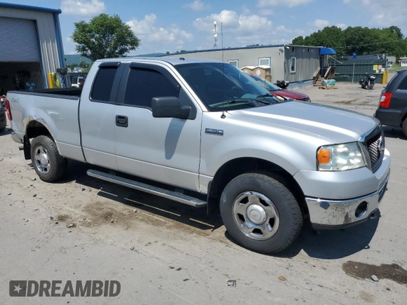 2008 Ford F-150 XLT with VIN 1FTPX14V58FB26899, listed as a Copart auction lot 65811065 with 365,446 mi miles and Salvage title. Bid and sale history available at DreamBid. Image 4.