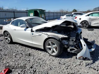 2016 BMW Z4 sDrive28i with VIN WBALL5C52G5A20479, listed as a Copart auction lot 45587215 with 0 mi miles and Salvage Title. Bid and sale history available at carsss.com. Image 4.