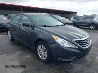 2011 Hyundai Sonata GLS PZEV with VIN 5NPEB4AC9BH229671, listed as a IAAI auction lot 41379055 with 177,319 mi miles. Bid and sale history available at carsss.com. Image 1.
