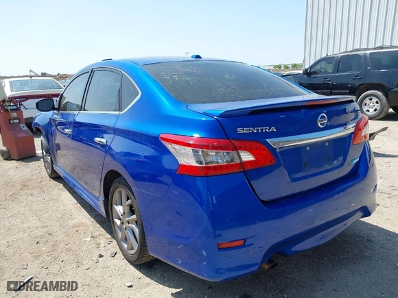 2013 Nissan Sentra SV with VIN 3N1AB7AP7DL796776, listed as a IAAI auction lot 41923940 with 201,801 mi miles. Bid and sale history available at carsss.com. Image 3.
