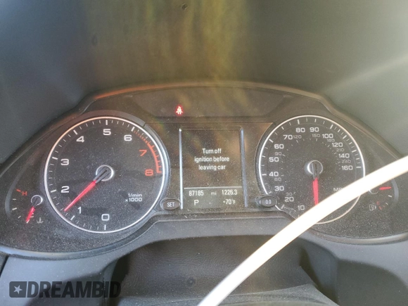 2014 Audi Q5 Premium Plus with VIN WA1LFAFP4EA040132, listed as a Copart auction lot 42814895 with 87,185 mi miles and Salvage Title. Bid and sale history available at carsss.com. Image 9.