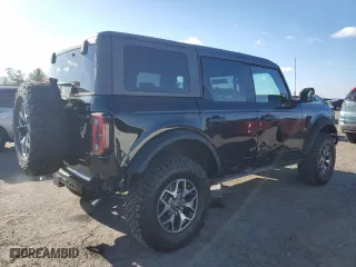 2024 Ford Bronco Badlands with VIN 1FMEE9BP4RLB23412, listed as a Copart auction lot 88945895 with 45 mi miles and Salvage Title. Bid and sale history available at carsss.com. Image 3.
