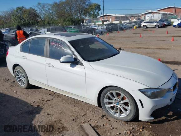 2016 BMW 3 Series 320i xDrive with VIN WBA8E5G51GNU21867, listed as a IAAI auction lot 40593300 with 99,044 mi miles and . Bid and sale history available at DreamBid. Image 1.