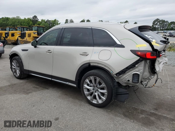 2024 Mazda CX-90 Premium Plus with VIN JM3KKEHD0R1138238, listed as a Copart auction lot 58340315 with 22,396 mi miles and Salvage title. Bid and sale history available at DreamBid. Image 2.