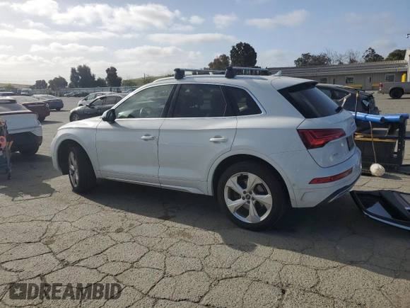 2021 Audi Q5 Prestige z VIN WA1CAAFY5M2033786, wystawiony jako Copart lot #53921355 z przebiegiem 30 628 mil mil oraz Szkoda całkowita • Salvage title. Historia ofert i sprzedaży dostępna na DreamBid. Obrazek 2.