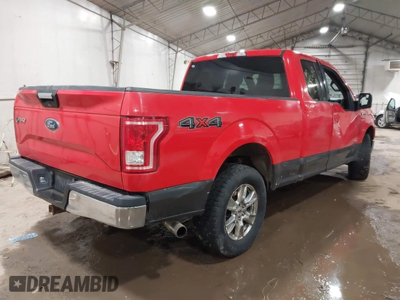 2016 Ford F-150 XLT with VIN 1FTEX1EP1GFB23472, listed as a IAAI auction lot 41582642 with 151,304 mi miles. Bid and sale history available at carsss.com. Image 4.