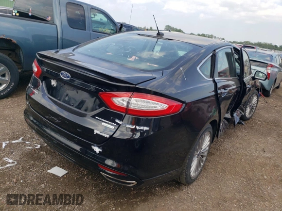 2016 Ford Fusion Titanium z VIN 3FA6P0K90GR399896, wystawiony jako Copart lot #63504265 z przebiegiem 37 066 mil mil oraz Szkoda całkowita • Salvage title. Historia ofert i sprzedaży dostępna na DreamBid. Obrazek 3.