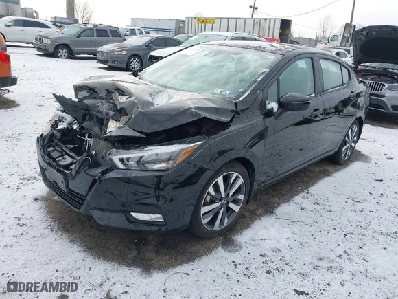 2020 Nissan Versa SR with VIN 3N1CN8FVXLL804686, listed as a IAAI auction lot 41484915 with NaN miles. Bid and sale history available at carsss.com. Image 2.