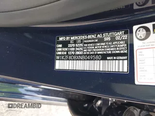 2022 Mercedes-Benz E 350 z VIN W1KZF8DBXNB049580, wystawiony jako IAAI lot #42102354 z przebiegiem 5 284 mil mil oraz . Historia ofert i sprzedaży dostępna na DreamBid. Obrazek 9.
