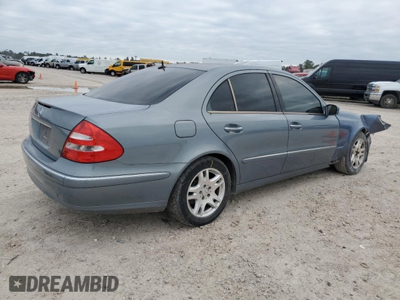 2005 Mercedes-Benz E-Class 3.2L with VIN WDBUF65J25A655040, listed as a Copart auction lot 87414674 with 147,847 mi miles and Salvage Title. Bid and sale history available at carsss.com. Image 3.