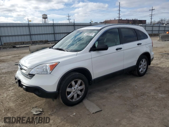 2008 Honda CR-V EX with VIN 3CZRE48588G700088, listed as a Copart auction lot 45299255 with 214,306 mi miles and Salvage Title. Bid and sale history available at DreamBid. Image 1.