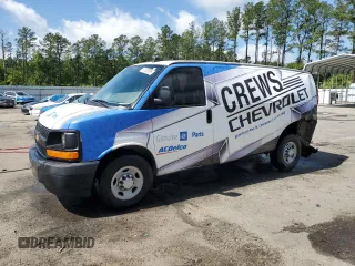 2017 Chevrolet Express Cargo with VIN 1GCWGAFF9H1352846, listed as a Copart auction lot 51229595 with 293,721 mi miles and Salvage Title. Bid and sale history available at DreamBid. Image 1.