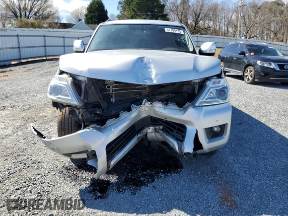 2018 Nissan Armada SV with VIN JN8AY2ND1J9058639, listed as a Copart auction lot 47799125 with 103,150 mi miles and Salvage Title. Bid and sale history available at carsss.com. Image 5.