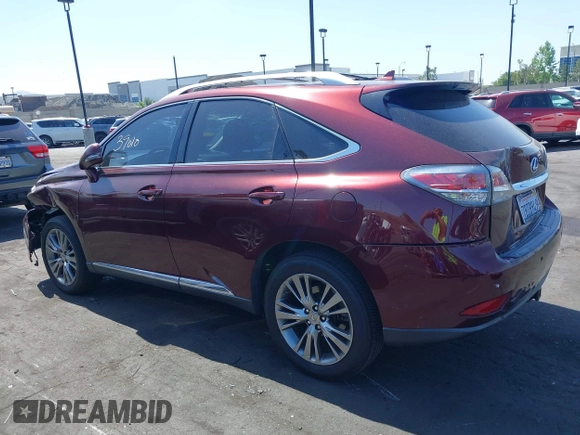 2013 Lexus RX 350 with VIN JTJZK1BA2D2417771, listed as a IAAI auction lot 42339010 with 110,136 mi miles and . Bid and sale history available at DreamBid. Image 14.
