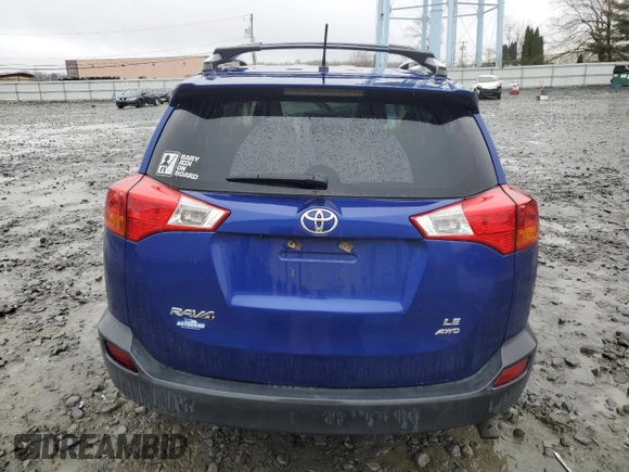 2015 Toyota RAV4 LE with VIN 2T3BFREV6FW363083, listed as a Copart auction lot 49550475 with Not Provided miles and Salvage Title. Bid and sale history available at carsss.com. Image 6.