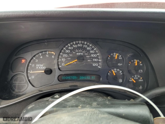2007 Chevrolet Silverado 1500 Classic Work Truck with VIN 3GCEC14X77G242784, listed as a Copart auction lot 51281755 with 204,192 mi miles and Salvage Title. Bid and sale history available at carsss.com. Image 9.