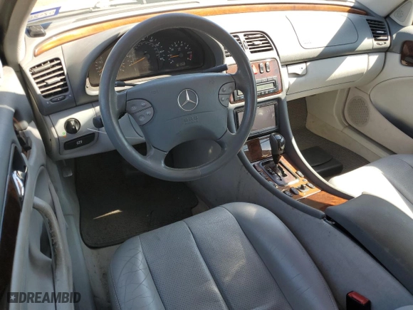 2002 Mercedes-Benz CLK-Class with VIN WDBLK65G32T114476, listed as a Copart auction lot 46873655 with 79,682 mi miles and Salvage Title. Bid and sale history available at carsss.com. Image 8.