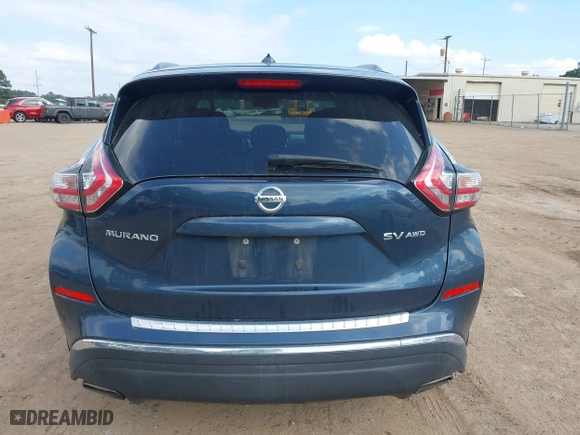 2015 Nissan Murano SL with VIN 5N1AZ2MH6FN221180, listed as a IAAI auction lot 41505930 with 125,896 mi miles. Bid and sale history available at carsss.com. Image 17.