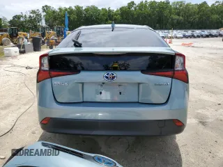2020 Toyota Prius L Eco with VIN JTDKARFU5L3110386, listed as a Copart auction lot 54043065 with 75,579 mi miles and Salvage Title. Bid and sale history available at DreamBid. Image 6.