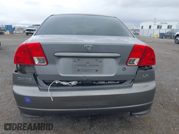 2004 Honda Civic LX with VIN 2HGES16554H565677, listed as a IAAI auction lot 41777886 with 482,212 mi miles and . Bid and sale history available at DreamBid. Image 6.