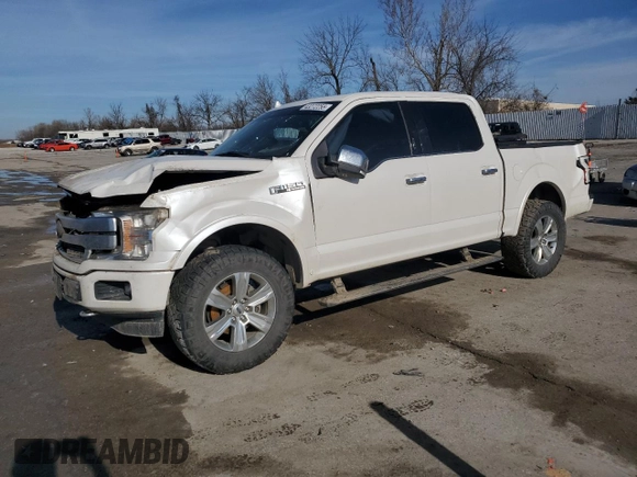 2019 Ford F-150 XL with VIN 1FTEW1E46KFD25631, listed as a Copart auction lot 43272255 with 146,160 mi miles and Salvage Title. Bid and sale history available at DreamBid. Image 1.