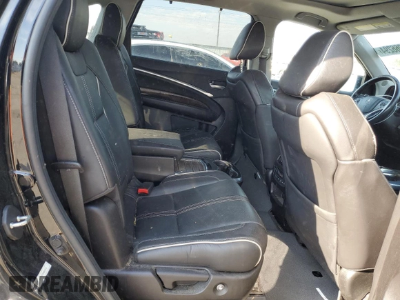 2017 Acura MDX Sport Hybrid w/Advance Pkg with VIN 5FRYD7H75HB001013, listed as a Copart auction lot 71366294 with 59,633 mi miles and Salvage Title. Bid and sale history available at carsss.com. Image 11.