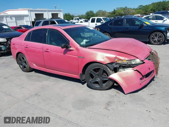 2006 Acura TL with VIN 19UUA66226A034293, listed as a IAAI auction lot 42032080 with 224,554 mi miles. Bid and sale history available at carsss.com. Image 1.