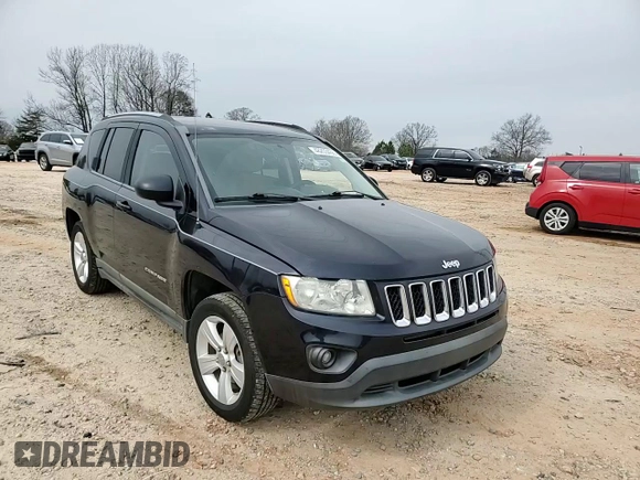 2011 Jeep Compass with VIN 1J4NT1FB9BD208248, listed as a Copart auction lot 48203455 with 127,934 mi miles and Salvage Title. Bid and sale history available at carsss.com. Image 12.