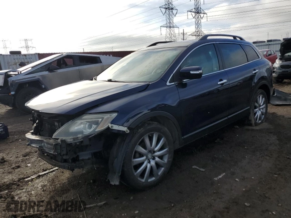 2008 Mazda CX-9 Grand Touring with VIN JM3TB38A380123204, listed as a Copart auction lot 86558454 with 268,438 mi miles and Salvage Title. Bid and sale history available at carsss.com. Image 1.