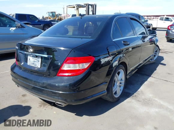 2010 Mercedes-Benz C-Class C 300 Sport with VIN WDDGF5EB8AR129840, listed as a IAAI auction lot 41643236 with 184,797 mi miles. Bid and sale history available at carsss.com. Image 4.