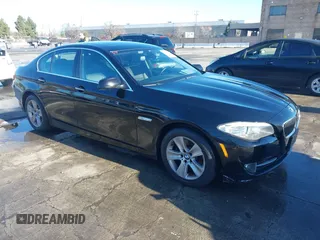 2011 BMW 5 Series 528i with VIN WBAFR1C54BC736807, listed as a IAAI auction lot 41511519 with 212,110 mi miles and . Bid and sale history available at carsss.com. Image 1.
