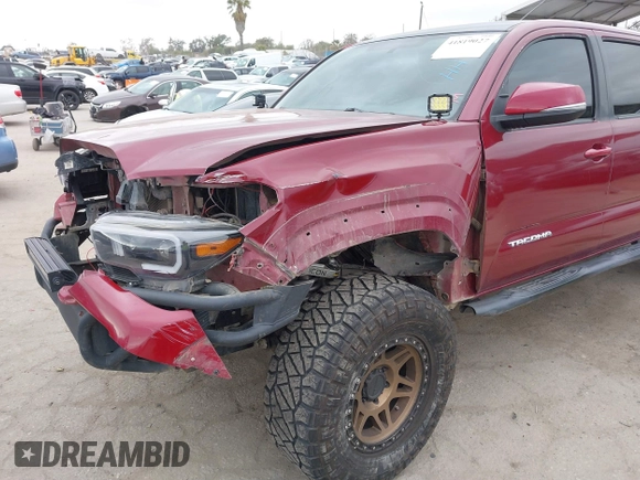 2017 Toyota Tacoma SR5 with VIN 3TMDZ5BN7HM017500, listed as a IAAI auction lot 41819027 with 112,406 mi miles. Bid and sale history available at carsss.com. Image 6.