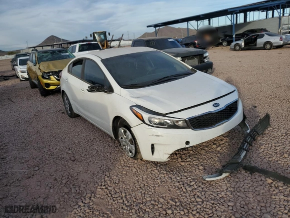 2017 Kia Forte LX with VIN 3KPFK4A70HE113747, listed as a Copart auction lot 86113054 with 122,875 mi miles and Salvage Title. Bid and sale history available at carsss.com. Image 4.